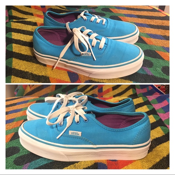 Vans Shoes - Turquoise Vans Sneakers